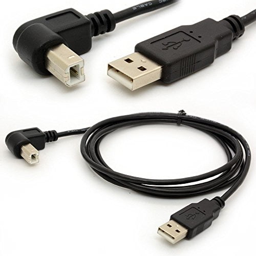 USB 2.0 B Male Up/Down/Left/Right Angled 90 degree Printer to  A Male Cable